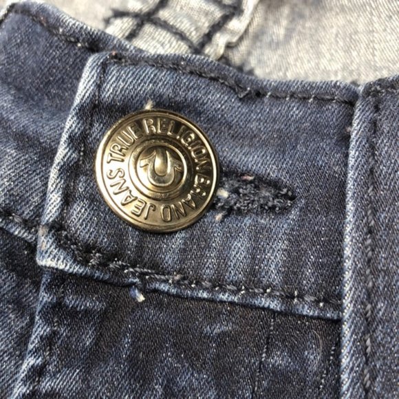 VINTAGE TRUE RELIGION CASEY SKINNY JEANS 27x28 MADE IN USA 🇺🇸 - Picture 15 of 15